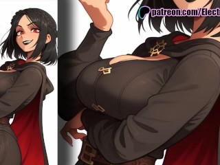 Serana from Skyrim is fucked viciously, pussy dripping