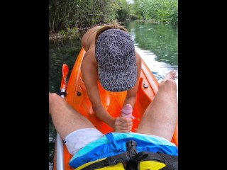 Fastest Cum Outdoors? She Rides Him Hard on a Kayak – Pure Pleasure Vertical