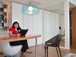 Hot Spanish Teacher Makes Me CUM To Keep HER JOB!!! Danja Angel fucks young guy