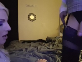 Feminized bf fucks mistress
