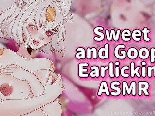 Your Cute Girlfriend Loves You and Gives You Sweet Ear Licking ASMR
