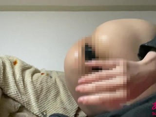 美少女JKがアナル拡張して広がった尻穴をひくひくさせる