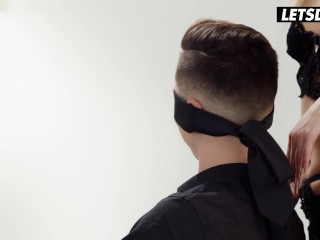 Blonde Step Sisters Get Ready For Erotic Threesome with Step Bro - WHITEBOXXX