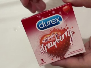 Wrap and Tell: Durex Sensual Strawberry
