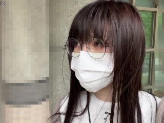 HA82 Stuff vibrating beads under the skirt and go out for a walk!