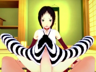 Marie from Persona 4 Gives You The Best Footjob Ever!
