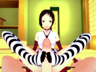 Marie from Persona 4 Gives You The Best Footjob Ever!