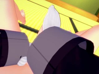Naoto Shirogane from Persona 4 Gives You The Best Footjob Ever!