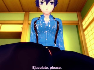 Naoto Shirogane from Persona 4 Gives You The Best Footjob Ever!