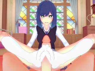 Famous Star Akane Kurokawa from Oshi No Ko Gives You One Hell Of A Show With Her Feet!