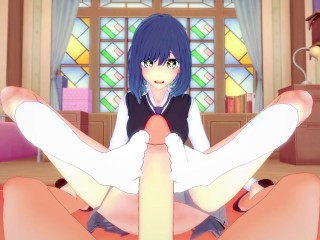 Famous Star Akane Kurokawa from Oshi No Ko Gives You One Hell Of A Show With Her Feet!