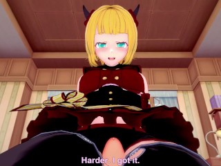 Famous V-Tuber Mem-Cho from Oshi No Ko Gives You A Special Treatment With Her Feet~