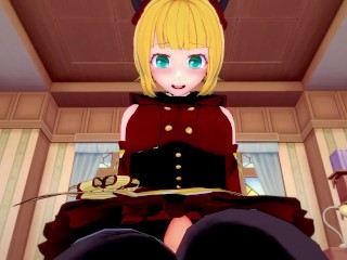 Famous V-Tuber Mem-Cho from Oshi No Ko Gives You A Special Treatment With Her Feet~