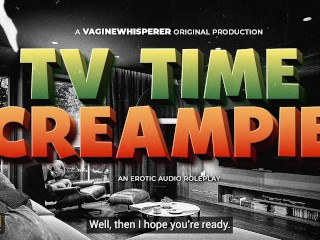 TV Time with Step-Daddy… Turns Into Sneaky Breeding Time 🤫 (An Erotic Audio Drama)