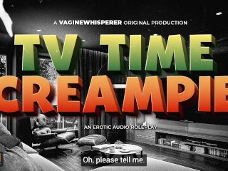 TV Time with Step-Daddy… Turns Into Sneaky Breeding Time 🤫 (An Erotic Audio Drama)