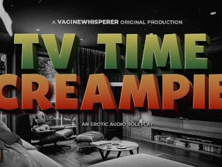 TV Time with Step-Daddy… Turns Into Sneaky Breeding Time 🤫 (An Erotic Audio Drama)