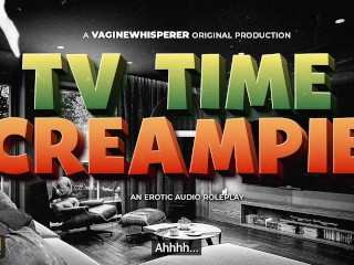 TV Time with Step-Daddy… Turns Into Sneaky Breeding Time 🤫 (An Erotic Audio Drama)