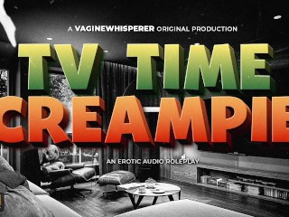 TV Time with Step-Daddy… Turns Into Sneaky Breeding Time 🤫 (An Erotic Audio Drama)