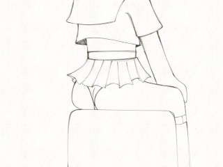 Underwear Sketch Animation Loops