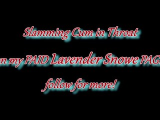 The Sexiest Goth You've Ever Seen Lets You Plow Her Face and Dump Your Load Balls Deep