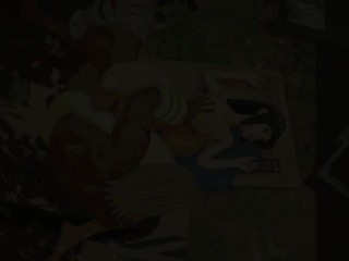 Hinata work as a nurse taking care of Raikage at the hospital - Naruto ntr