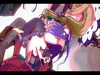 Genshin Impact x Doki Doki Literature Club! - Lisa and Monika are waiting for you together