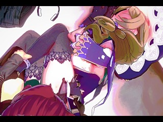 Genshin Impact x Doki Doki Literature Club! - Lisa and Monika are waiting for you together