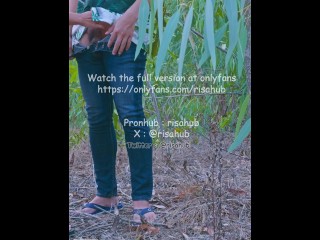 Thai risahub, Having sex with my girlfriend in the woods outdoors, พาแฟนสาวไปเย็ดในป่าเอ้าดอร์ เสียง