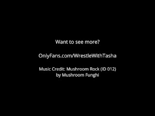 WWE Paige works her pussy on the bed - WrestleWithTasha