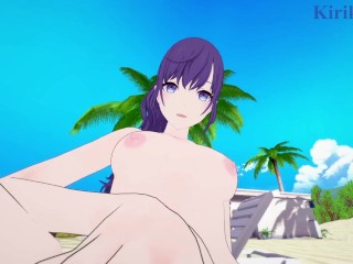 Asahina Mafuyu and I have intense sex on the beach. - Project SEKAI POV Hentai