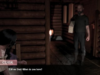 Riverside Cabin - v1.4 Part 1 - Clair let Marcus fuck her for giving her a new dress as a gift