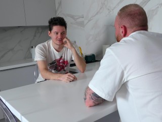 Quiet, quiet, or my boyfriend will hear you fucking me!! Cute girl cheating with his best friend!