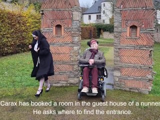 Disabled man meets a shy nun and reveals her secret