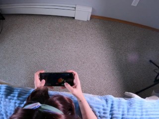 I got carried away playing Aeons Echo from Nutaku and didn't even notice how my neighbor fucked me