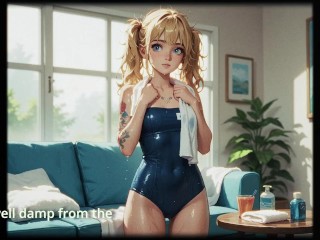 Step Sister Seduces Step Brother In Bathroom (visual novel) part2