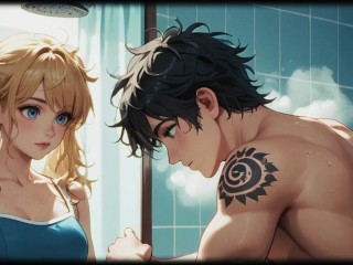 Step Sister Seduces Step Brother In Bathroom (visual novel) part2