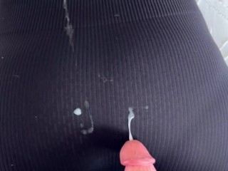 Cum on butt compilation