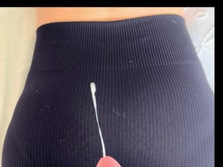 Cum on butt compilation