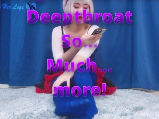 Japanese Cosplay Blue Opaque Tights Soles JOI