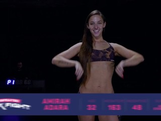 Lesbian Oil Competitive Sexfight Amirah Adara Vs Bunny Brownie - Hardcore Lezdom Mature On Thai Teen