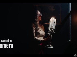 Vampire Seduction in Old Gothic Manor - Nerdy Girl Gets Mesmerized by Century Old Sexy Blonde Owner