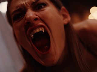 Vampire Seduction in Old Gothic Manor - Nerdy Girl Gets Mesmerized by Century Old Sexy Blonde Owner