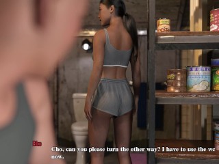 In the Sound of Silence - v0.1 - Cho made Eiko look at his cock