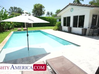 NAUGHTY AMERICA   Anna Kovachenko gets wet and fucks her bed and breakfast guest