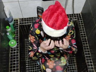 Pissing in my slut girlfriend's mouth