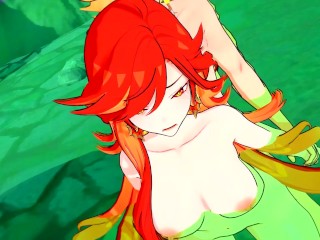 Mavuika wants to feel your Hot Cum inside her Pyro Pussy - Genshin Impact