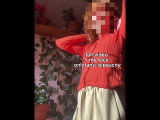 I Strip Off My Sweater Slowly While Dancing For You