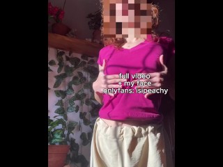 Playing With My Tits And Stripping My Pants Off While Dancing For You