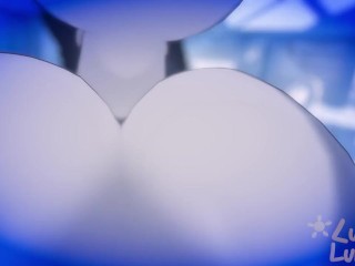 POV Horny femboy shark invites you to the pool…