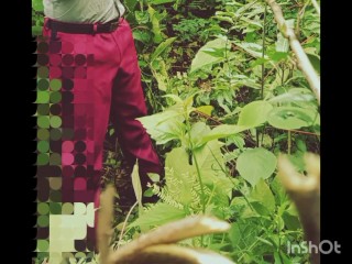 Nagjakol si Manong guard sa may kagubatan!Dami ah!